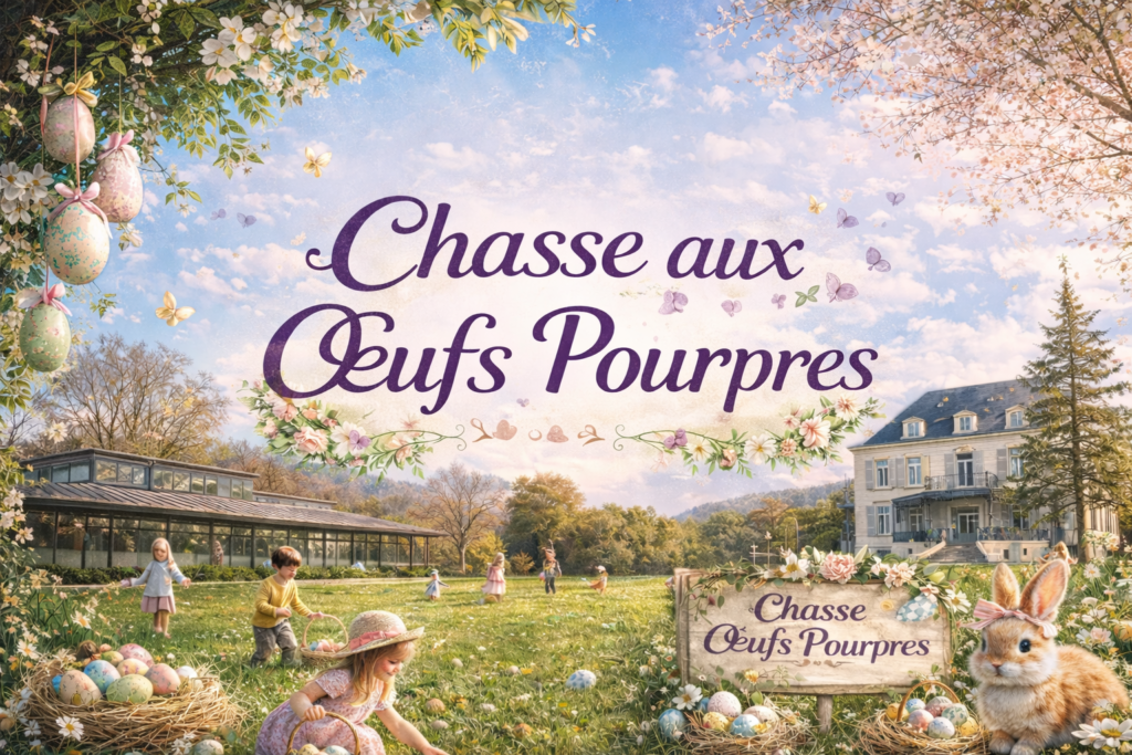 Chasse aux oeufs Pourpres â La villa des hĂȘtres pourpres ĂVĂNEMENT DE PAQUES
