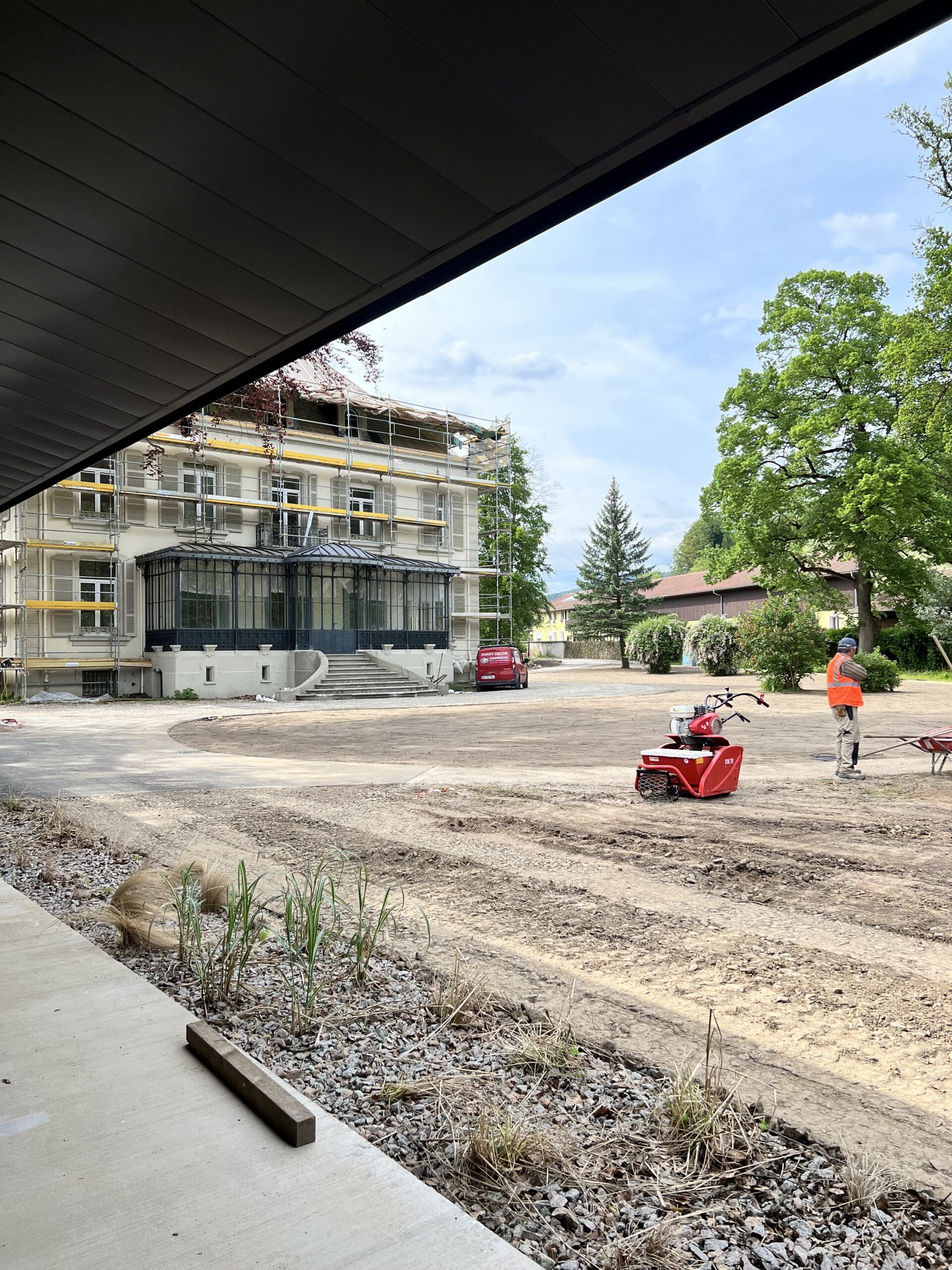 chantier de la villa